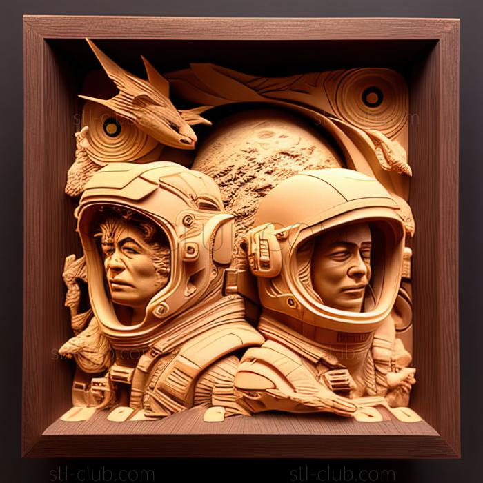 3D model Space Brothers Chya Koyama (STL)